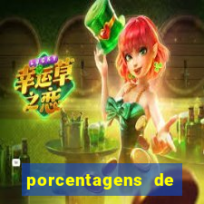 porcentagens de jogos pagantes